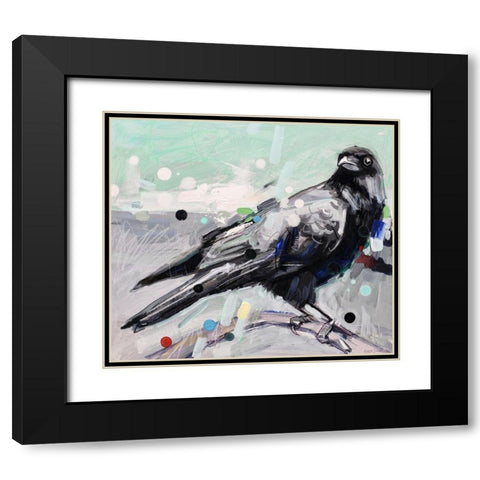 Reality Black Modern Wood Framed Art Print with Double Matting by Swanson, Adam