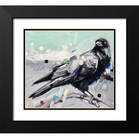 Reality Black Modern Wood Framed Art Print with Double Matting by Swanson, Adam