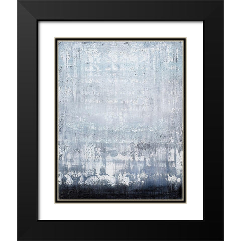 Dark Earth No. 1 Black Modern Wood Framed Art Print with Double Matting by Smach, Radek