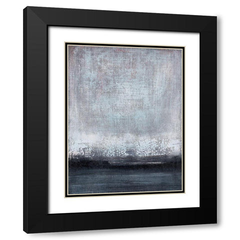 Dark Earth No. 2 Black Modern Wood Framed Art Print with Double Matting by Smach, Radek