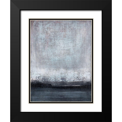 Dark Earth No. 2 Black Modern Wood Framed Art Print with Double Matting by Smach, Radek