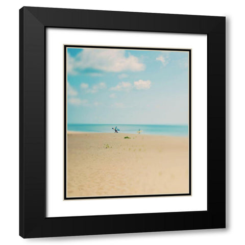 Silent Observer Black Modern Wood Framed Art Print with Double Matting by Soffia, Myan