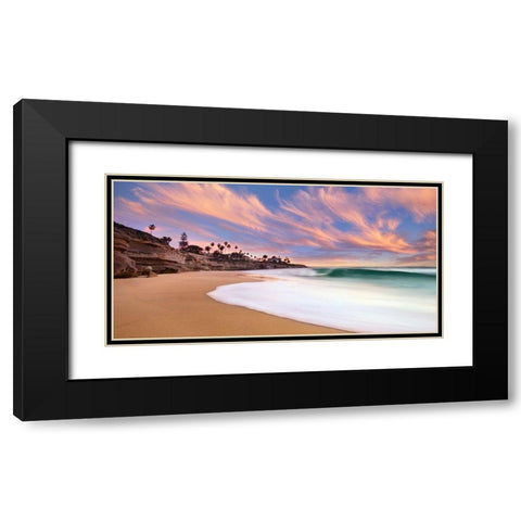 The Beach Break Black Modern Wood Framed Art Print with Double Matting by Sie, Lee