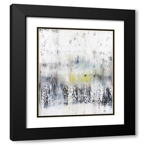 Winter Shadow Black Modern Wood Framed Art Print with Double Matting by Smach, Radek