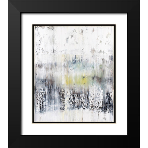 Winter Shadow Black Modern Wood Framed Art Print with Double Matting by Smach, Radek