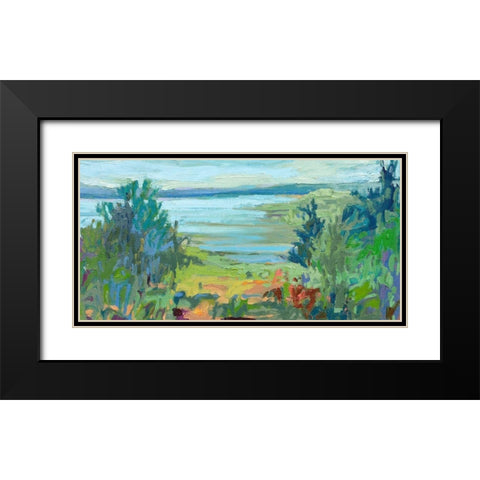 On A Clear Day Black Modern Wood Framed Art Print with Double Matting by Schmidt, Jane