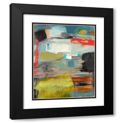 Grass Black Modern Wood Framed Art Print with Double Matting by Schuerbeke, Deanna