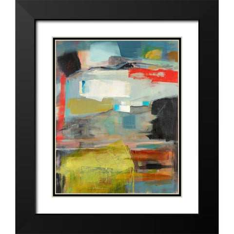 Grass Black Modern Wood Framed Art Print with Double Matting by Schuerbeke, Deanna