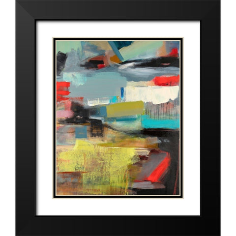 Sky Black Modern Wood Framed Art Print with Double Matting by Schuerbeke, Deanna