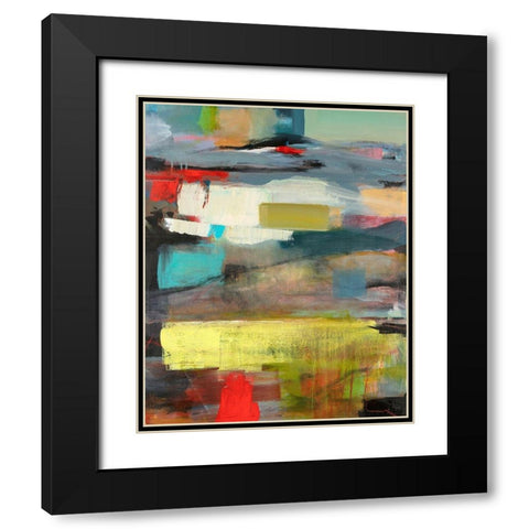 Water Black Modern Wood Framed Art Print with Double Matting by Schuerbeke, Deanna