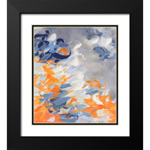Expanding Quests Black Modern Wood Framed Art Print with Double Matting by Schmitz, Cameron