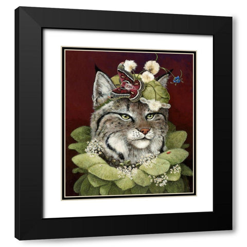 Forest Ruff Black Modern Wood Framed Art Print with Double Matting by Schmitz, Carolyn