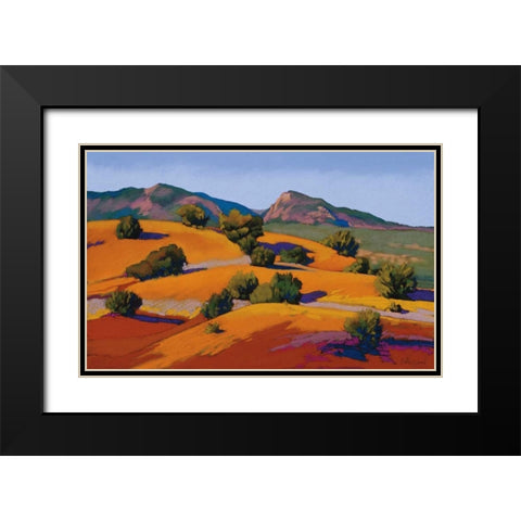 Juniper Hills Black Modern Wood Framed Art Print with Double Matting by Silverwood, Mary