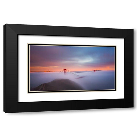 Just Another Day in the Bay Black Modern Wood Framed Art Print with Double Matting by Toby Harriman Visuals