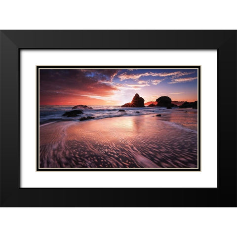 Star Struck Black Modern Wood Framed Art Print with Double Matting by Toby Harriman Visuals