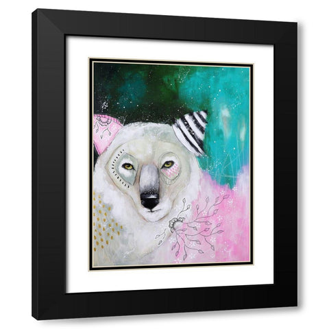 Run Away with Your Dreams Black Modern Wood Framed Art Print with Double Matting by The Secret Hermit