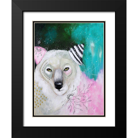 Run Away with Your Dreams Black Modern Wood Framed Art Print with Double Matting by The Secret Hermit