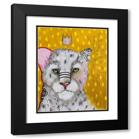 Shine Brightly Black Modern Wood Framed Art Print with Double Matting by The Secret Hermit