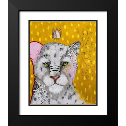 Shine Brightly Black Modern Wood Framed Art Print with Double Matting by The Secret Hermit