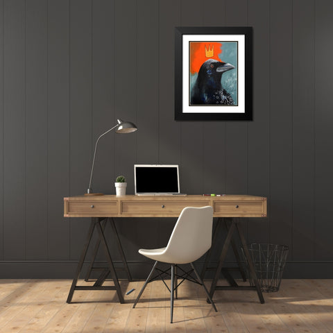 A Srong Connection Black Modern Wood Framed Art Print with Double Matting by The Secret Hermit