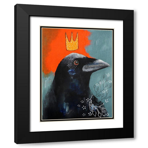 A Srong Connection Black Modern Wood Framed Art Print with Double Matting by The Secret Hermit