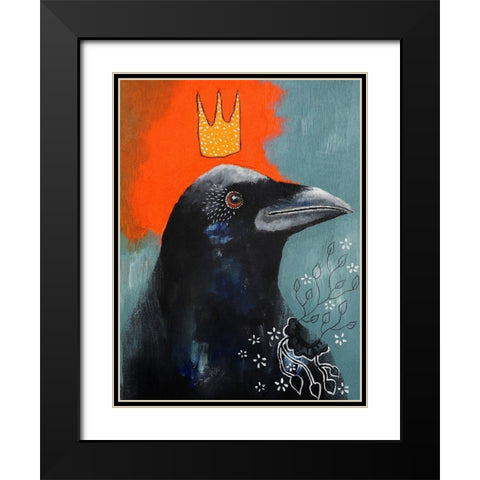 A Srong Connection Black Modern Wood Framed Art Print with Double Matting by The Secret Hermit