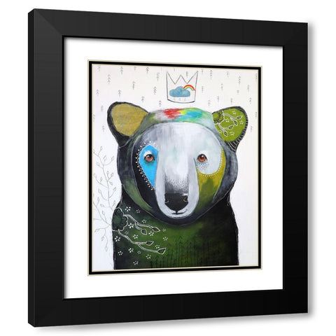 Steady Growth Black Modern Wood Framed Art Print with Double Matting by The Secret Hermit