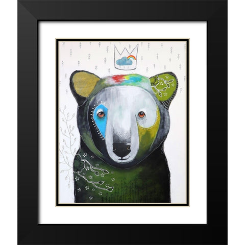 Steady Growth Black Modern Wood Framed Art Print with Double Matting by The Secret Hermit