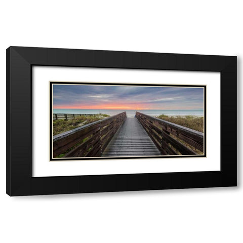 At DayÃ¢â‚¬â„¢s End Black Modern Wood Framed Art Print with Double Matting by Vernon, Andrew
