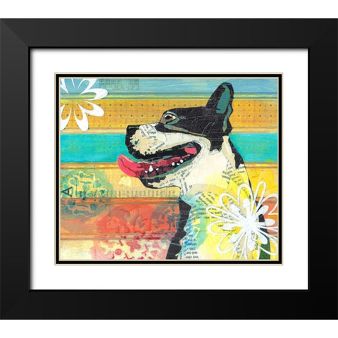 Beast Friend Black Modern Wood Framed Art Print with Double Matting by Verhoeven, Judy