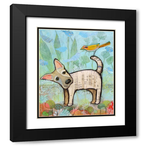 Milk and Cookie Black Modern Wood Framed Art Print with Double Matting by Verhoeven, Judy