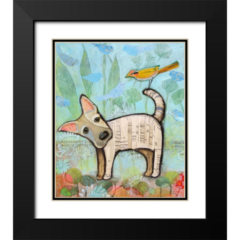 Milk and Cookie Black Modern Wood Framed Art Print with Double Matting by Verhoeven, Judy