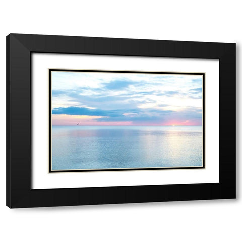 Hurricane Calm Black Modern Wood Framed Art Print with Double Matting by Varona, Verne