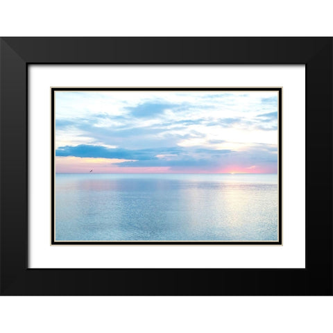 Hurricane Calm Black Modern Wood Framed Art Print with Double Matting by Varona, Verne