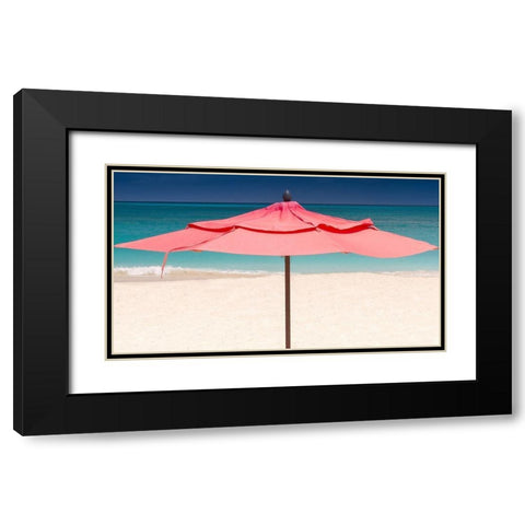 Solo Umbrella Black Modern Wood Framed Art Print with Double Matting by Varona, Verne
