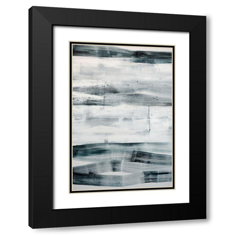 Spatial Composition 16.07.2014 Black Modern Wood Framed Art Print with Double Matting by Villafane, Stephane