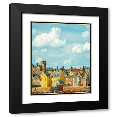 Somewhere In Scotland Black Modern Wood Framed Art Print with Double Matting by Van de Goor, Lars