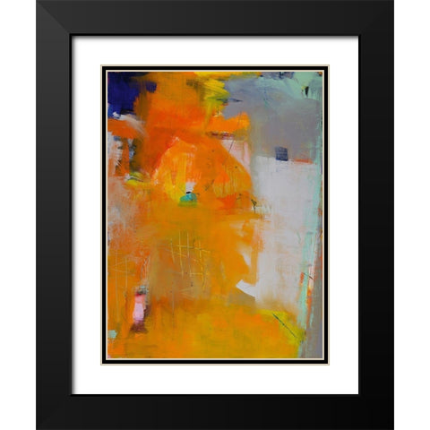 Convergence Black Modern Wood Framed Art Print with Double Matting by Wakefield, Martha