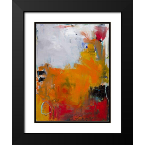 Seer Black Modern Wood Framed Art Print with Double Matting by Wakefield, Martha
