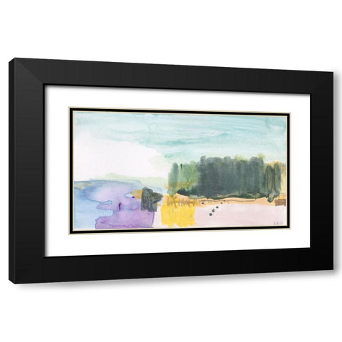The Cloud that Took the Form Black Modern Wood Framed Art Print with Double Matting by Weiss, Jan
