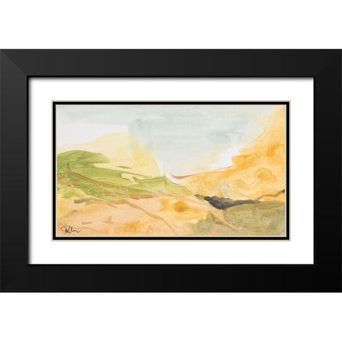 Through the Silence Black Modern Wood Framed Art Print with Double Matting by Weiss, Jan
