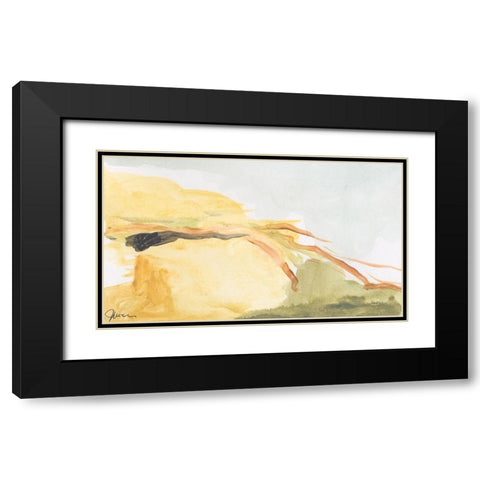 Without Expectation Black Modern Wood Framed Art Print with Double Matting by Weiss, Jan