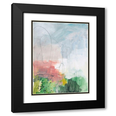When Nature Sleeps Black Modern Wood Framed Art Print with Double Matting by Weiss, Jan