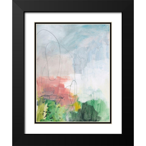 When Nature Sleeps Black Modern Wood Framed Art Print with Double Matting by Weiss, Jan