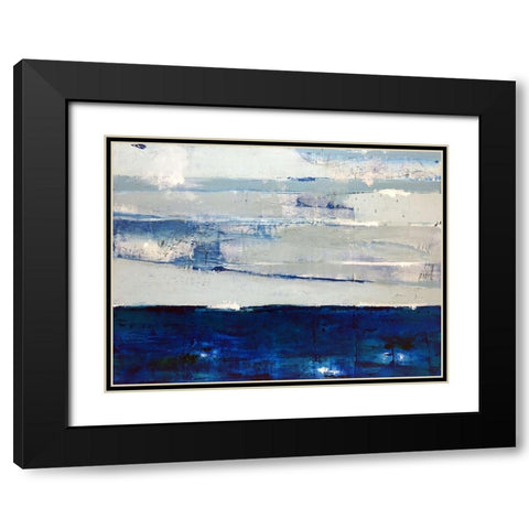 I Always Return to the Sea Black Modern Wood Framed Art Print with Double Matting by Weaverling, Julie