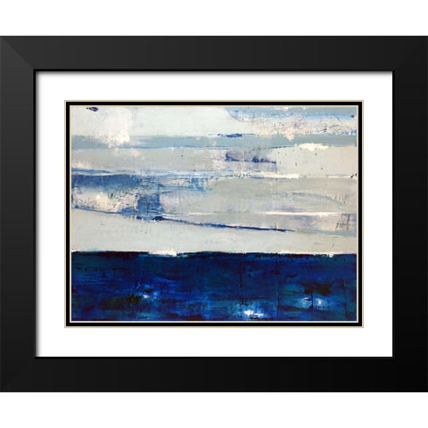 I Always Return to the Sea Black Modern Wood Framed Art Print with Double Matting by Weaverling, Julie