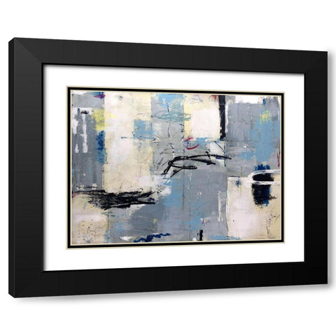 Lingering Black Modern Wood Framed Art Print with Double Matting by Weaverling, Julie