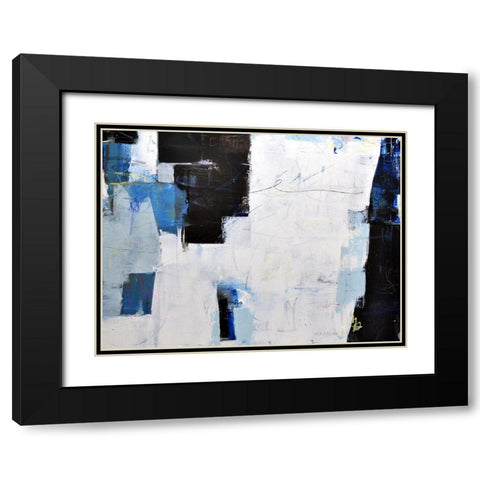 Things Like Happiness Black Modern Wood Framed Art Print with Double Matting by Weaverling, Julie