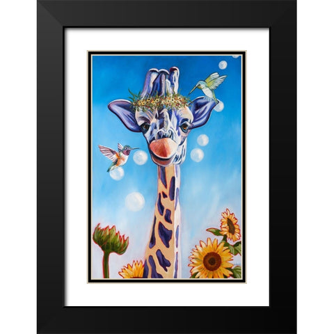 Friends In High Places Black Modern Wood Framed Art Print with Double Matting by Wronski, Kathryn