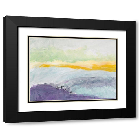 Wine Country Black Modern Wood Framed Art Print with Double Matting by Weiss, Jan